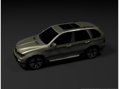 BMVV X5 E53 3D Model