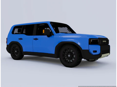 Toyota Land Cruiser Prado 2024 Modello 3D