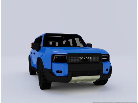 Toyota Land Cruiser Prado 2024 3D Model