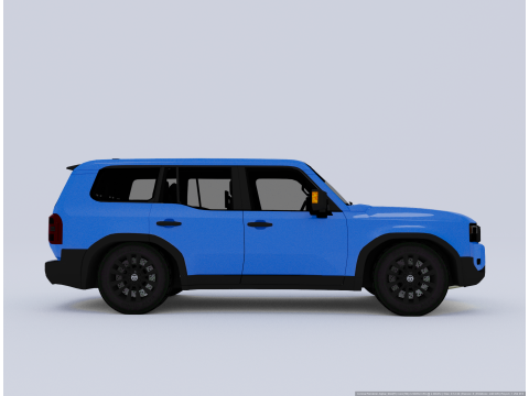 Toyota Land Cruiser Prado 2024 3D Model