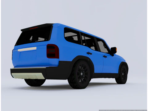 Toyota Land Cruiser Prado 2024 3D Model
