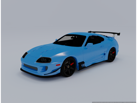 Toyota Supra A80 Modelo 3D
