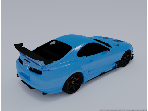 Toyota Supra A80 Modelo 3D