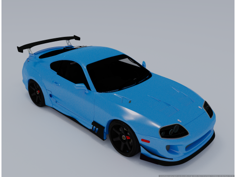 Toyota Supra A80 Modelo 3D