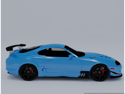 Toyota Supra A80 Modelo 3D