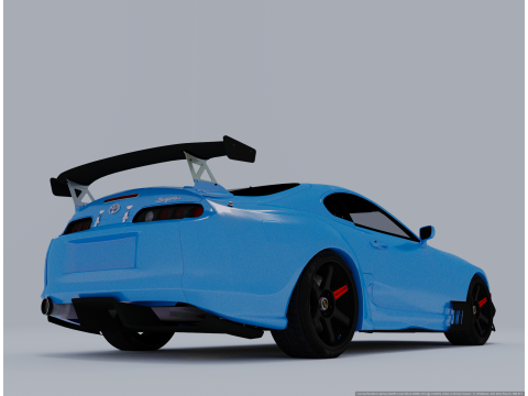 Toyota Supra A80 Modelo 3D