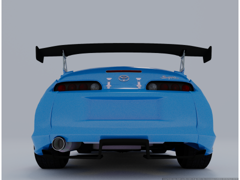 Toyota Supra A80 Modelo 3D