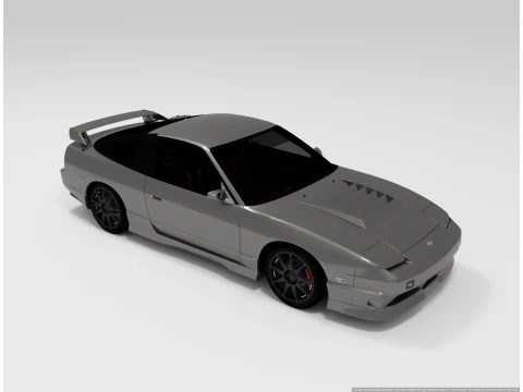 Nissan 180SX 3D Model
