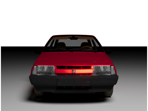 LADA Samara 1986 3D Model