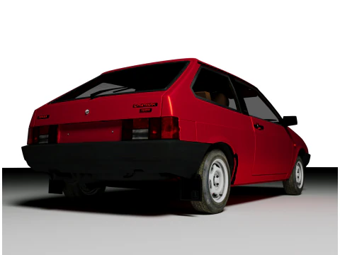 LADA Samara 1986 3D Model