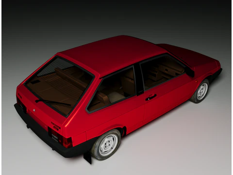 LADA Samara 1986 3D Model
