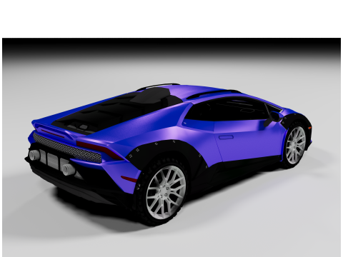 Lambo Huracan Sterrato 3D Модель