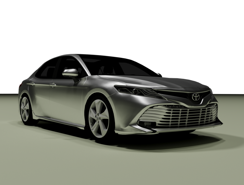 Toyota Camry Model 3D .c4d .max .obj .3ds .fbx .stl .blend 