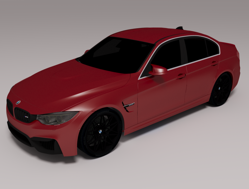 BMVV 3-Series F30 3D मॉडल .c4d .max .obj .3ds .fbx .stl .blend 