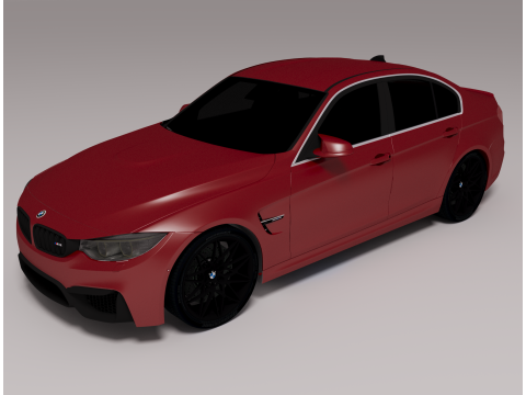 BMVV 3-Series F30 3D Model
