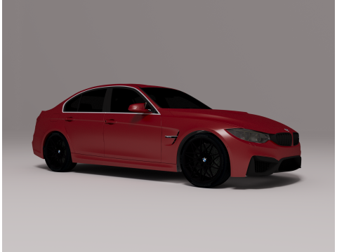 BMVV 3-Series F30 3D मॉडल