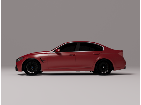 BMVV 3-Series F30 3D मॉडल