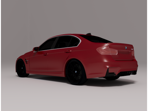 BMVV 3-Series F30 3D मॉडल