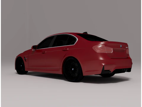 BMVV 3-Series F30 3D Model