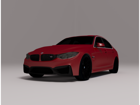 BMVV 3-Series F30 3D मॉडल