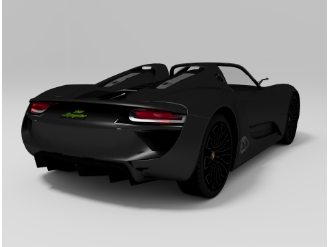 Porsche 918 Spyder Modelo 3D