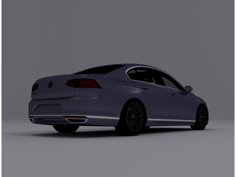 Volkswagen Passat B8 3Dモデル