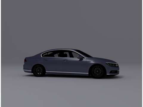 Volkswagen Passat B8 3Dモデル