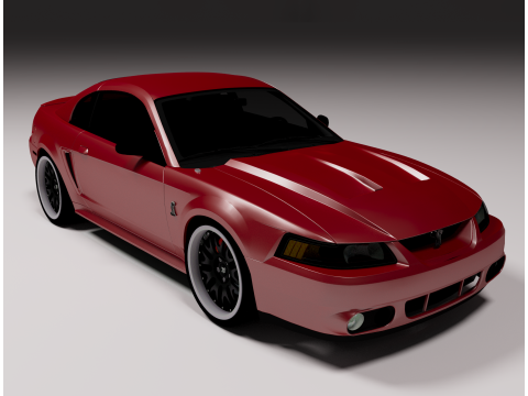 Shelby SVT 3D मॉडल
