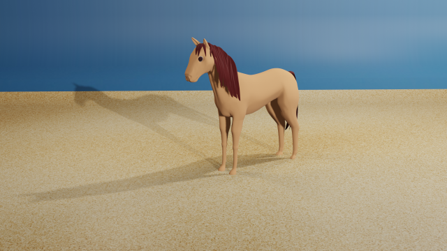 horse 3D Модель .c4d .max .obj .3ds .fbx .stl .blend 