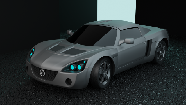 opel car 3D-Modell .c4d .max .obj .3ds .fbx .stl .blend 