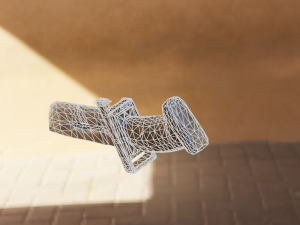 Low-poly game-ready knife 3D-Modell