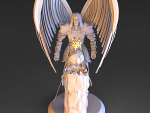 angel 3D Print Model