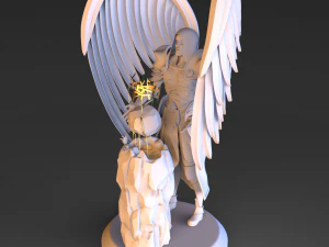angel 3D Print Model