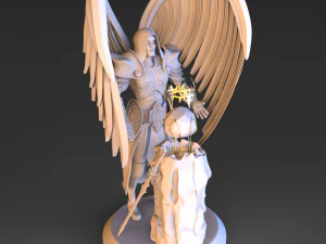 angel 3D Print Model