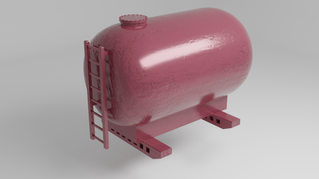 watertank 3D Модель .c4d .max .obj .3ds .fbx .stl .blend 