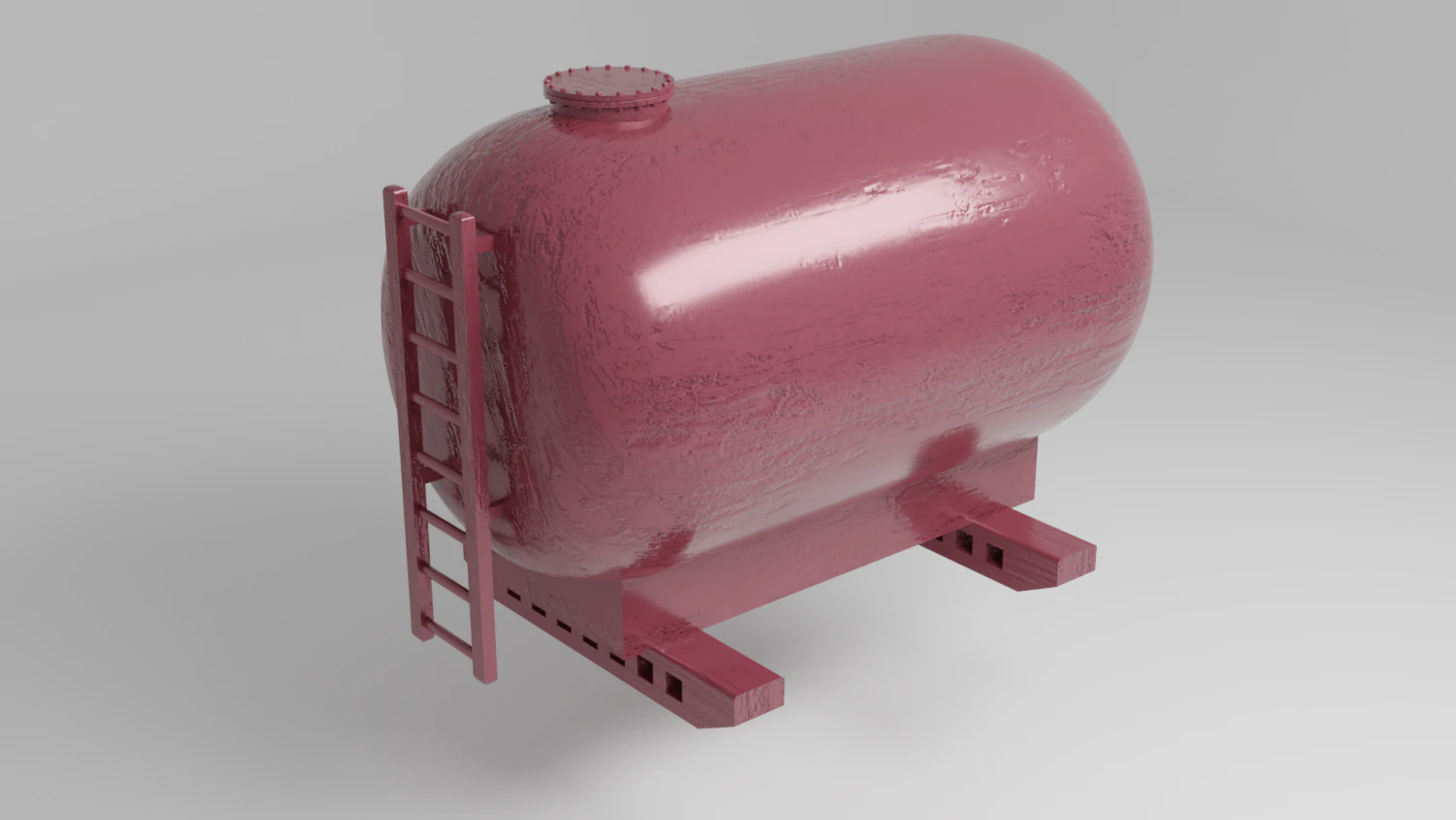watertank 3D Model .c4d .max .obj .3ds .fbx .stl .blend