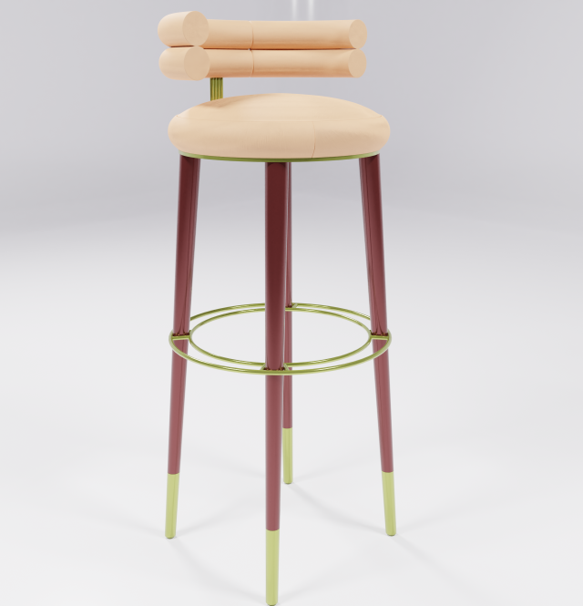 bar stool 3D 모델 .c4d .max .obj .3ds .fbx .stl .blend 