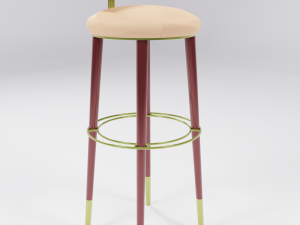 bar stool 3D मॉडल