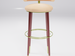 bar stool 3D 모델