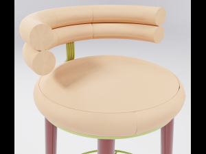 bar stool 3D 모델