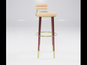 bar stool 3D 모델