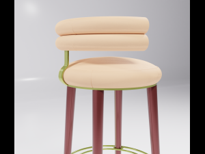 bar stool 3D 모델