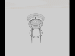 bar stool 3D 모델