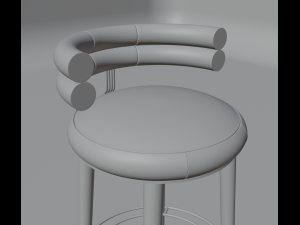 bar stool 3D 모델