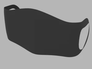 m&aacute;scara Modelo 3D