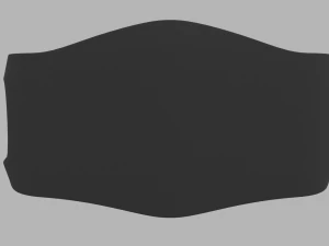 m&aacute;scara Modelo 3D