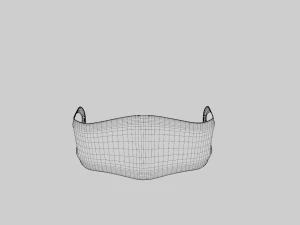 m&aacute;scara Modelo 3D