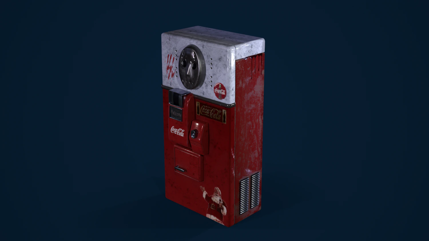 soda machine 3D Model .c4d .max .obj .3ds .fbx .stl .blend