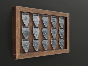 Pacote de suporte de mediador low-poly Modelo 3D