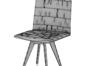 modern leather chair Model 3D